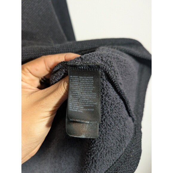 The North Face Mens Black 1/4 Zip Fleece Jacket Sz Large Outdoor Hiking Gopcore - Picture 5 of 6